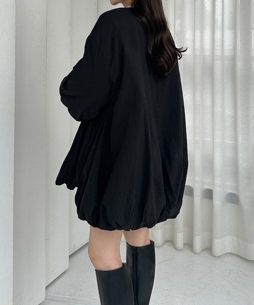 「Louere」 コート X-LARGE ブラック レディース_画像6