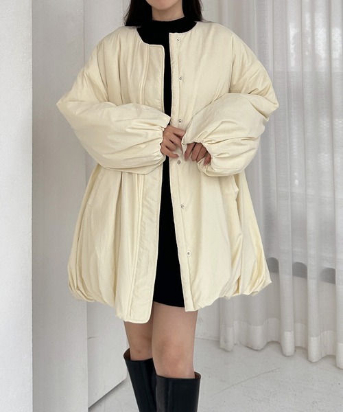 「Louere」 コート X-LARGE ブラック レディース_画像9