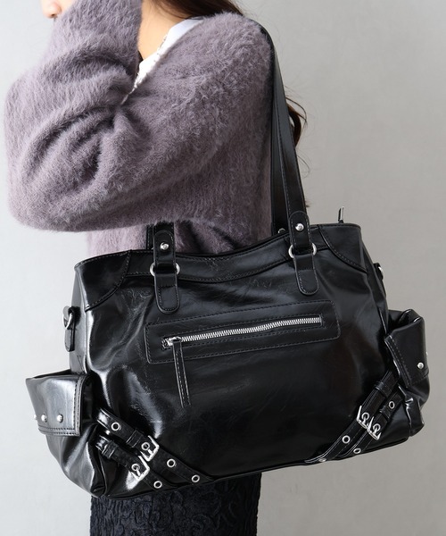 SpRay（スプレイ） ボストンバッグ ハトメベルト付ボストンBAG