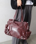 ボストンバッグ ハトメベルト付ボストンBAG ...の詳細画像2