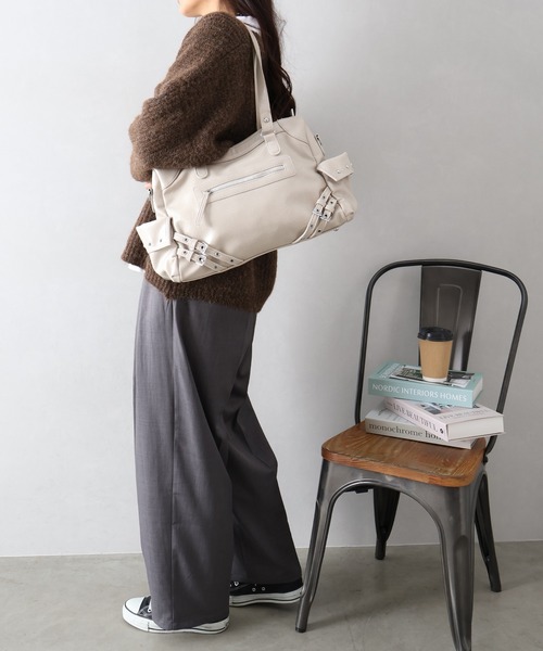 SpRay（スプレイ） ボストンバッグ ハトメベルト付ボストンBAG