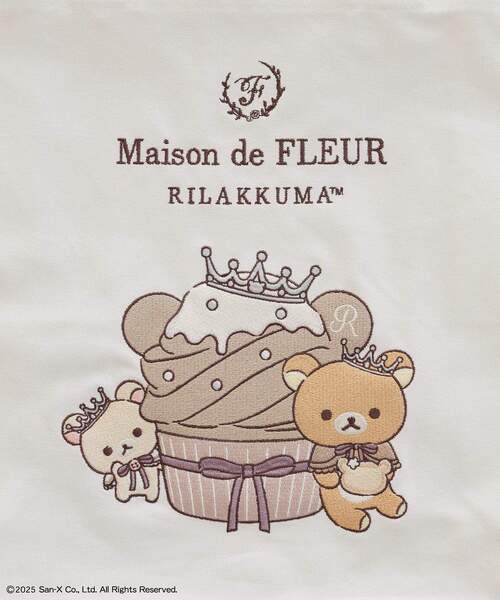 Maison de FLEUR リラックマ トートバッグ Maison de FLEUR】大人気コラボ『Maison de FLEUR×「リラックマ