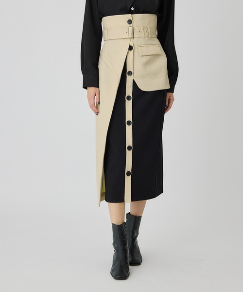 「UNITED TOKYO」 ロングスカート 1 ブラック レディース_画像2