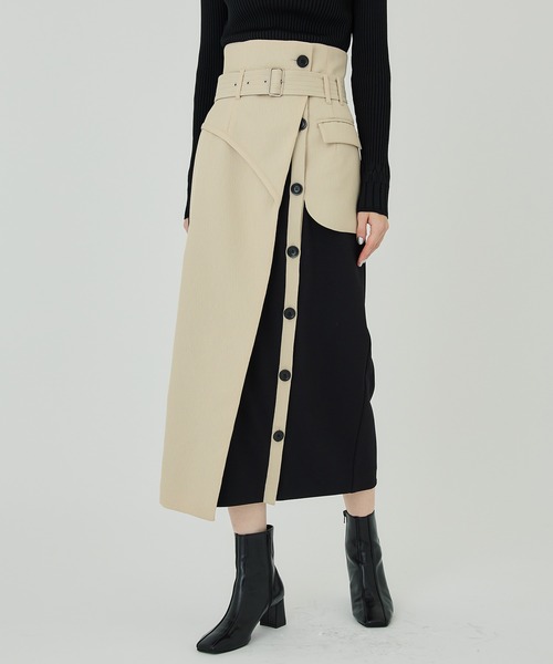 「UNITED TOKYO」 ロングスカート 1 ブラック レディース_画像7