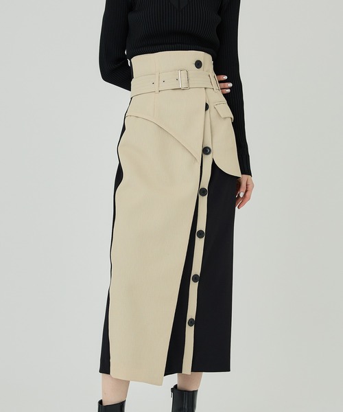 「UNITED TOKYO」 ロングスカート 1 ブラック レディース_画像8