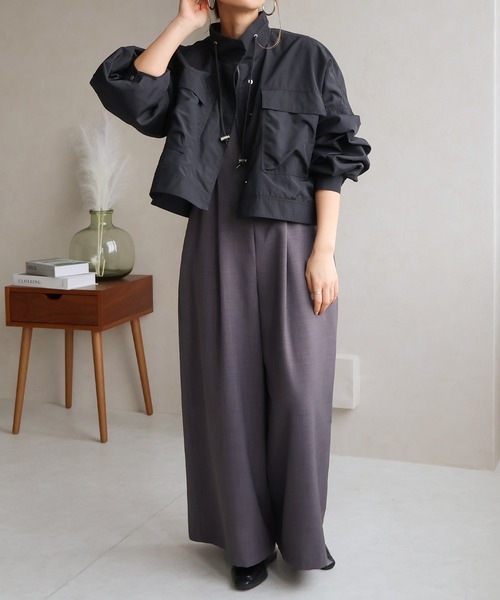 「Social GIRL」 マウンテンパーカー M アイボリー レディース_画像2