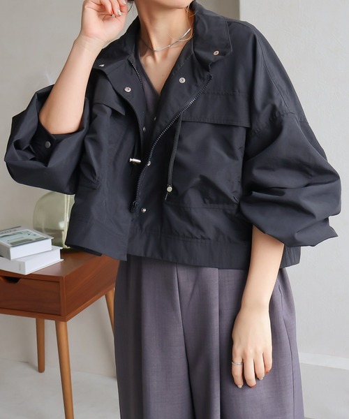 「Social GIRL」 マウンテンパーカー M アイボリー レディース_画像6