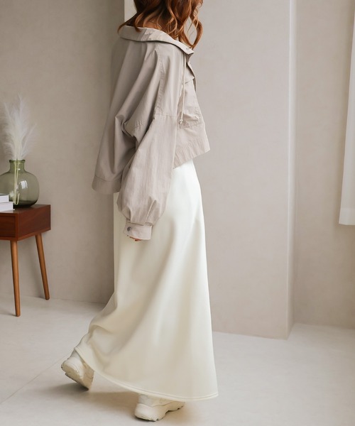 「Social GIRL」 マウンテンパーカー M アイボリー レディース_画像9