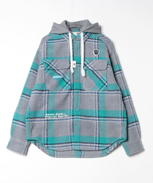 「AAPE BY A BATHING APE」 ジャケット SMALL グレー系その他 メンズ_画像2