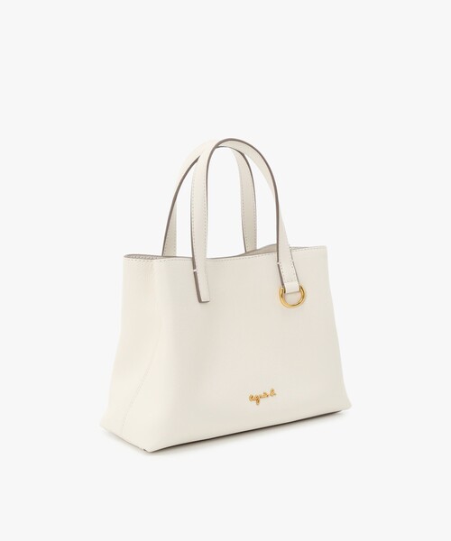 agnes b.（アニエスベー） トートバッグ 小さめ レザー 2way スモール