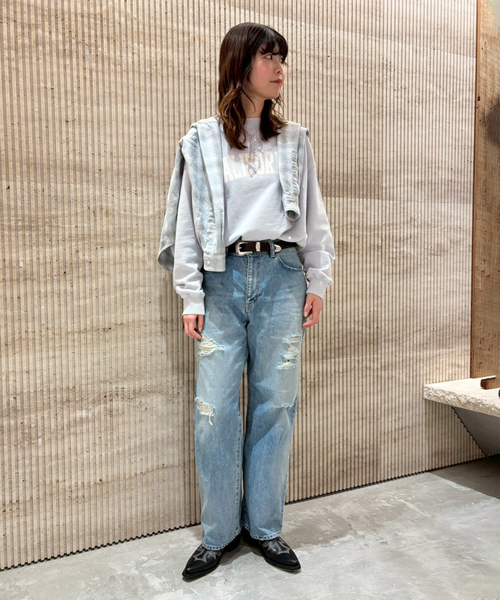 FRAMeWORK（フレームワーク） トレーナー スウェット PRINT スウェット