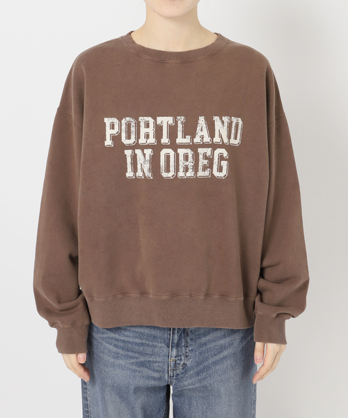 FRAMeWORK（フレームワーク） トレーナー スウェット PRINT スウェット