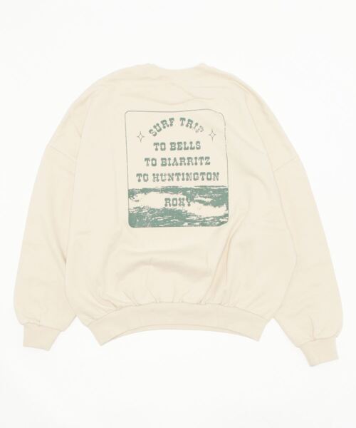 「ROXY」 スウェットカットソー MEDIUM グレー レディース_画像2