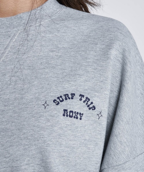 「ROXY」 スウェットカットソー MEDIUM グレー レディース_画像7