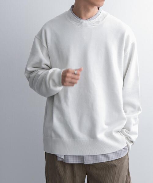 「FORK&SPOON」 長袖ニット 5 オレンジ系その他 メンズ_画像9