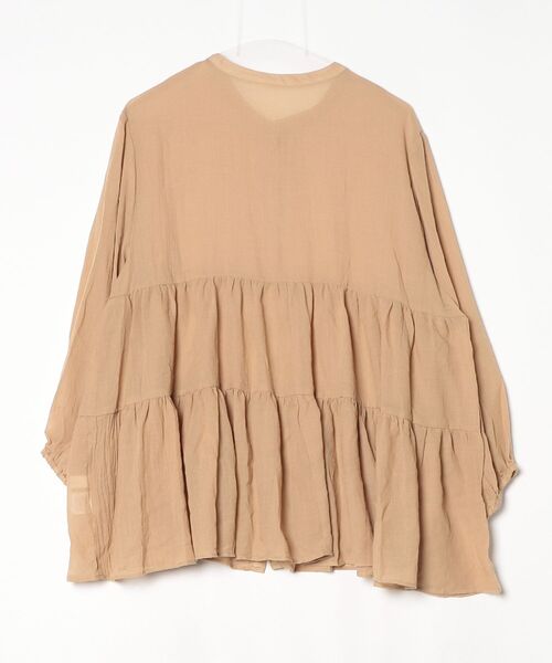 「BONLECILL」 長袖ブラウス FREE ブラウン レディース_画像2