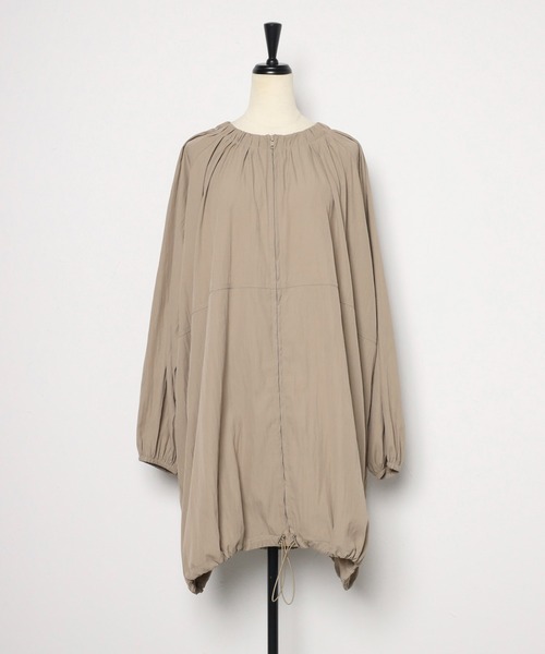 「Bonjour Sagan」 「ANDSEARCH」ノーカラーコート FREE ベージュ レディース_画像3