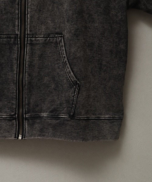 「welise」 ジップアップパーカー M ブラック メンズ_画像5