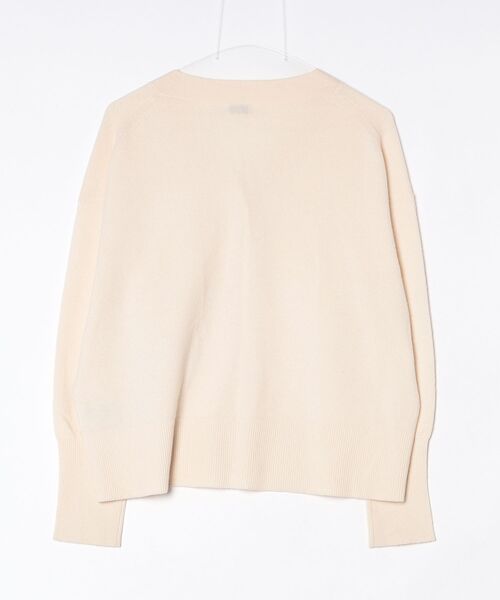 「ROPE'」 ニットカーディガン 38 ベージュ レディース_画像2