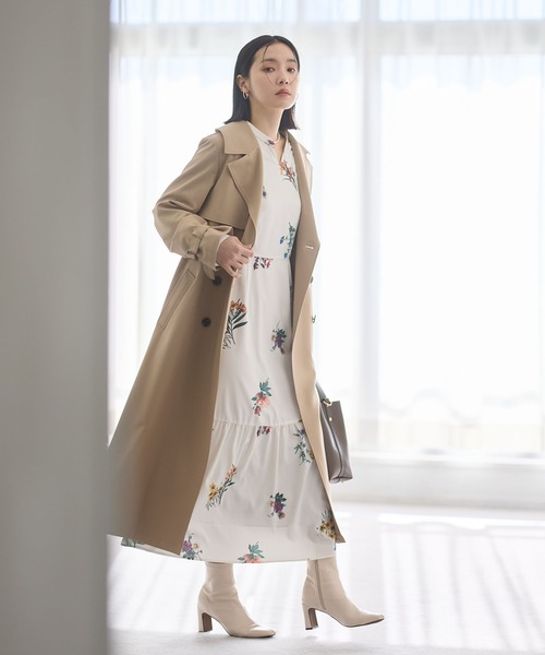 Andemiu（アンデミュウ） ワンピース ボタニカルフラワーワンピース