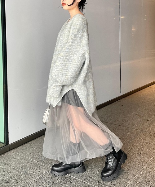 「Kastane」 長袖ニット FREE ブルー レディース_画像9