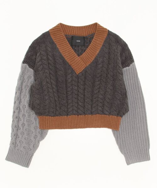 WONEM 長袖ニット FREE グレー レディース : ZOZOTOWN Yahoo!店 - 通販