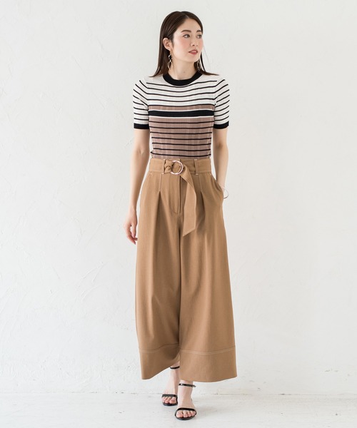 「LOUNGEDRESS」 パンツ MEDIUM ベージュ レディース_画像3