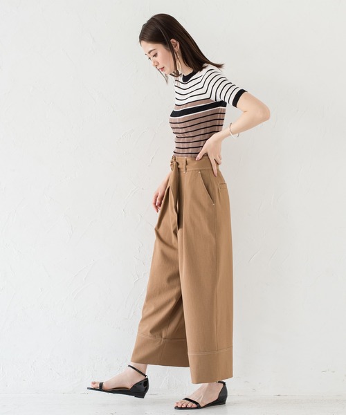 「LOUNGEDRESS」 パンツ MEDIUM ベージュ レディース_画像8