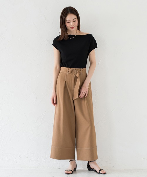 「LOUNGEDRESS」 パンツ MEDIUM ベージュ レディース_画像9