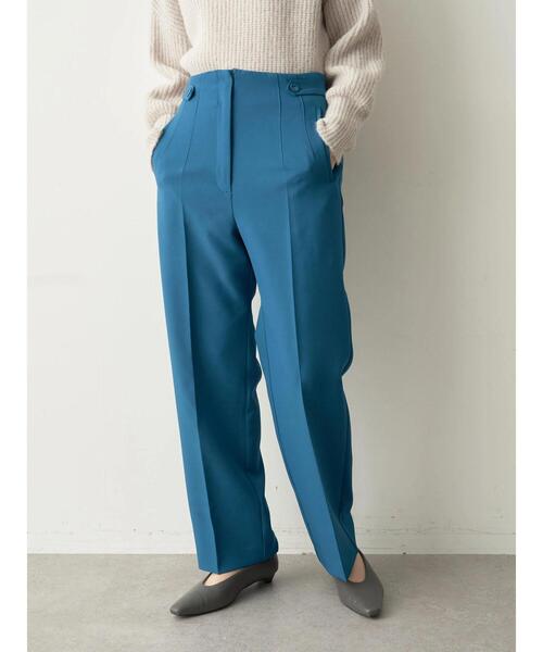 「YECCA VECCA」 スラックス S ブルーグリーン レディース_画像2