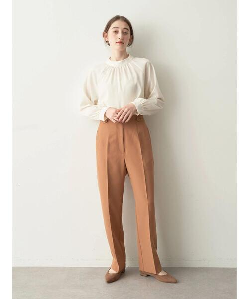 「YECCA VECCA」 スラックス S ブルーグリーン レディース_画像3