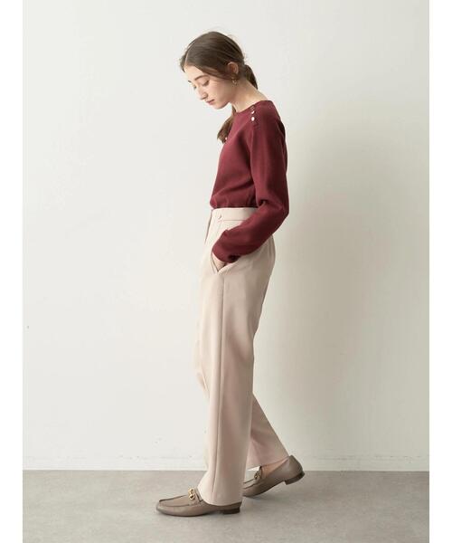 「YECCA VECCA」 スラックス S ブルーグリーン レディース_画像9