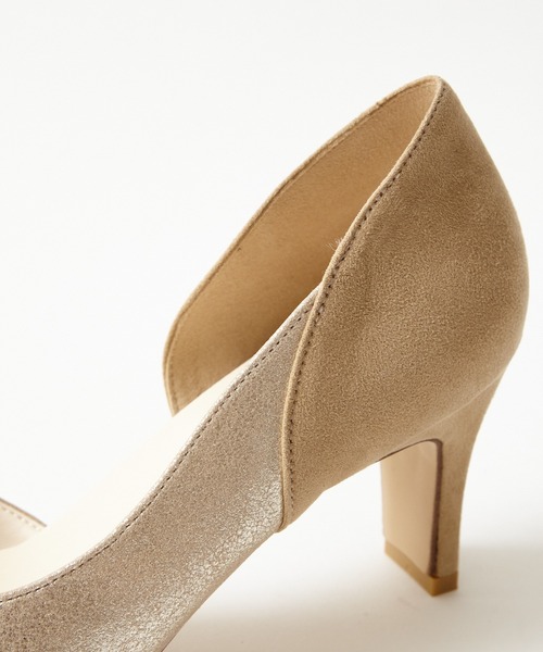 「AIMER」 パンプス 24.5cm ゴールド レディース_画像8