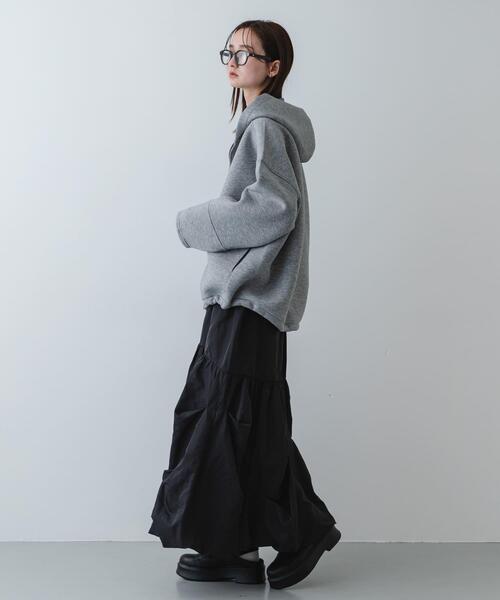 SENSE OF PLACE by URBAN RESEARCH パーカー コクーンスリーブZIP