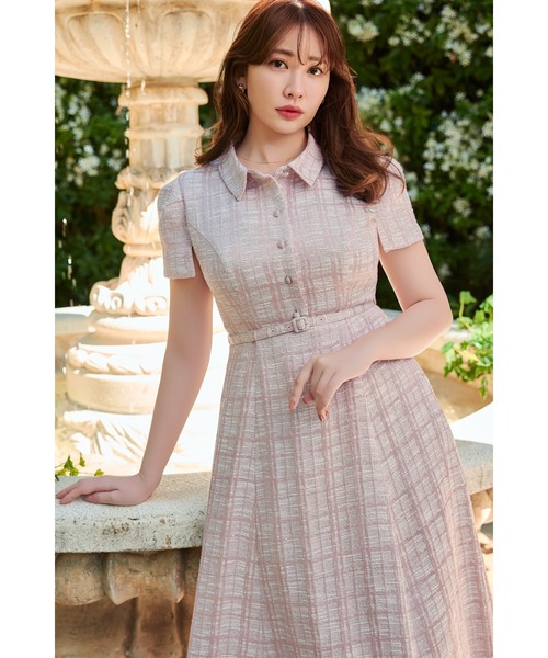 Her lip to シャツワンピース M ピンク レディース : ZOZOTOWN Yahoo