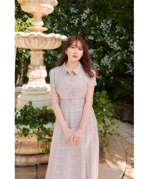 Her lip to シャツワンピース M ピンク レディース : ZOZOTOWN Yahoo