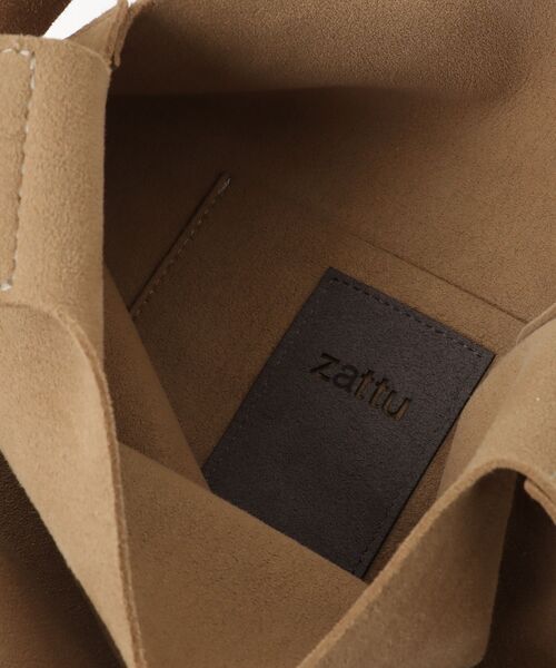 「zattu」 トートバッグ - ベージュ レディース_画像4
