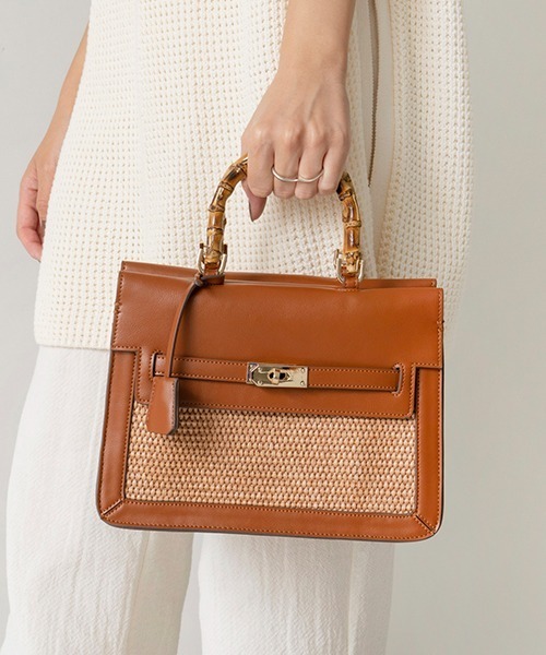 「LE VERNIS」 2WAYバッグ FREE キャメル レディース_画像7