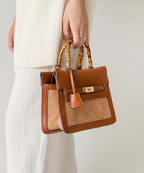 「LE VERNIS」 2WAYバッグ FREE キャメル レディース_画像8