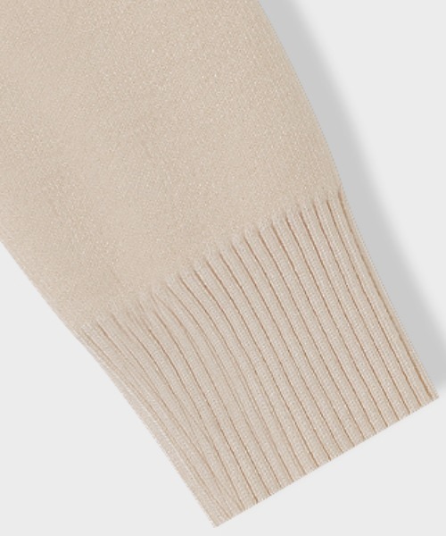 「COCOMOMO」 長袖ニット FREE ライトブラウン レディース_画像9