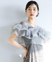 Kana パーティードレス ドレス ボリュームボレロ花柄ワンピースドレス