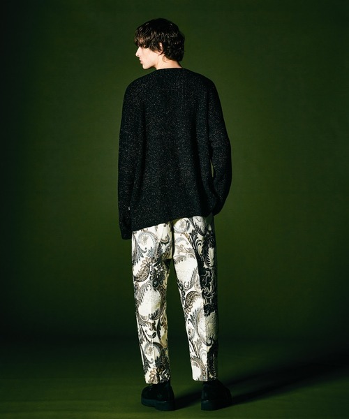 「glamb」 長袖ニット L ブラック メンズ_画像4