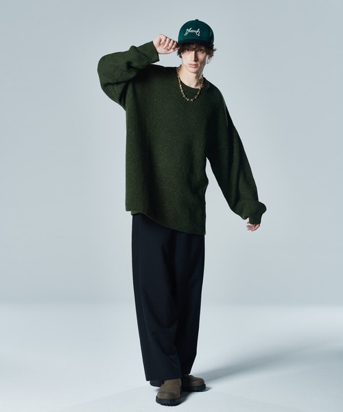 「glamb」 長袖ニット L ブラック メンズ_画像8