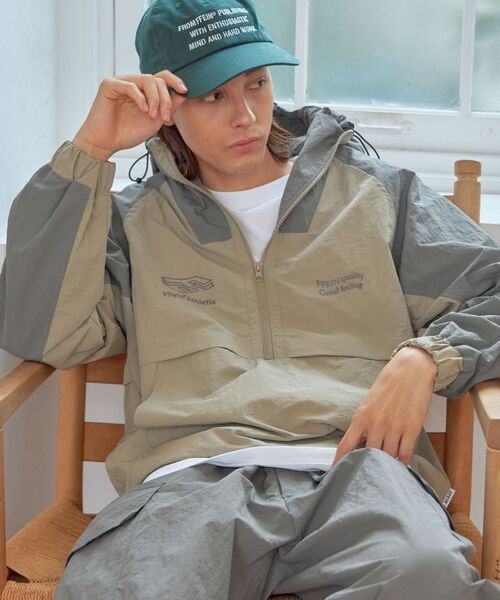 「FFEIN」 ナイロンブルゾン SMALL ネイビー メンズ_画像9