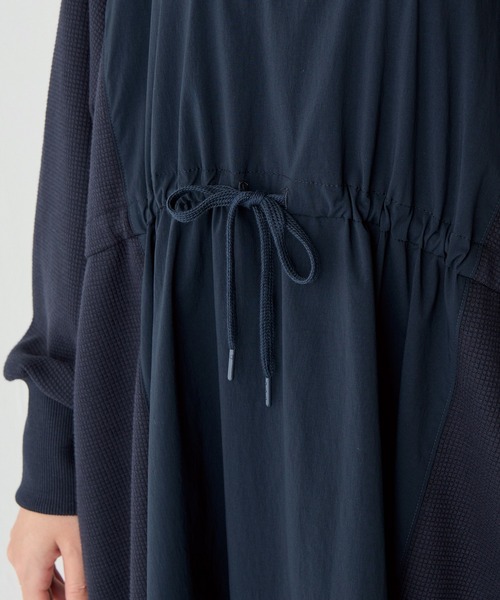 「LAVEANGE」 長袖ワンピース 5L ネイビー レディース_画像3