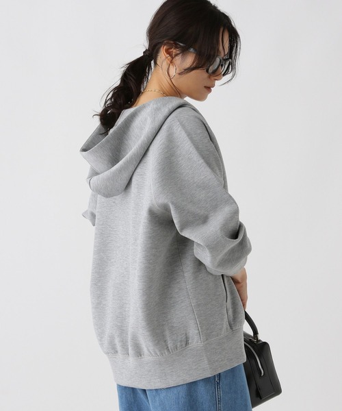 「Elura」 ジップアップパーカー MEDIUM ライトベージュ レディース_画像2