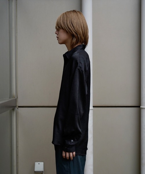 「G.O.C」 長袖シャツ LARGE パープル メンズ_画像8