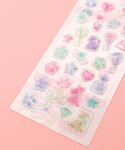 ステッカー ぷっくり可愛いちゅるちゅるスラぷくシールの詳細画像2