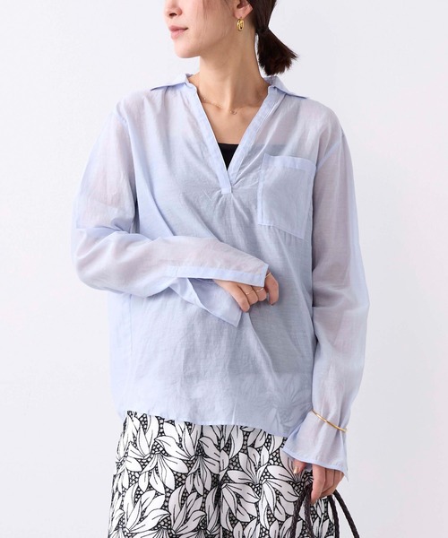 シャツ/ブラウス(長袖/七分) TICCA TICCA（ティッカ） ブラウス シャツ 「TICCA」コットンシルク