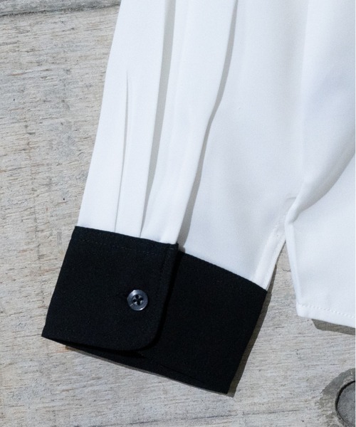 「Naive magic」 長袖シャツ LARGE グリーン メンズ_画像3